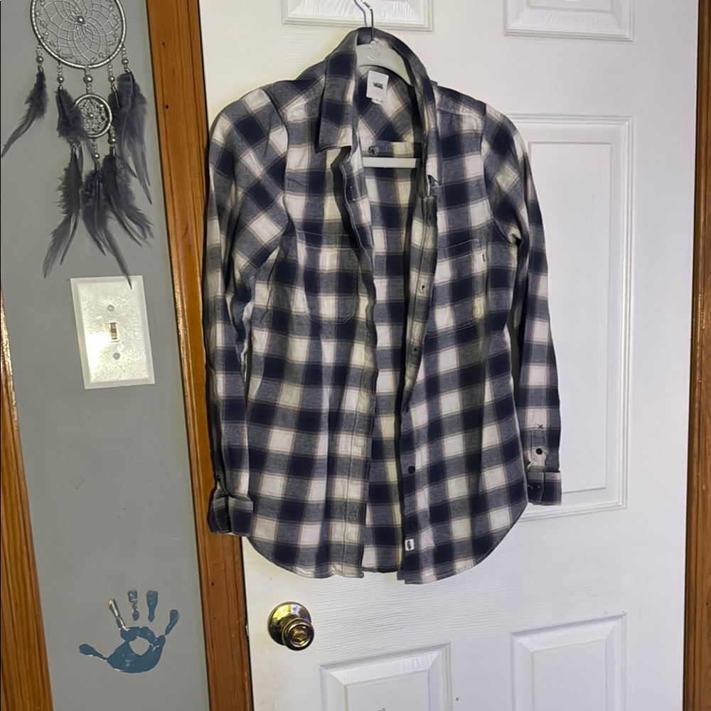Blue Vans Flannel